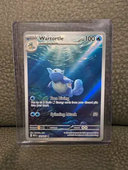 Wartortle 151 Illustration Rare 171/165 Scarlet & Violet Pokemon Near Mint Card - Image 1