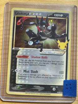 Pokemon Celebrations Greninja Gold Star – Top-Left Swirl Holo 🌀 - Image 3
