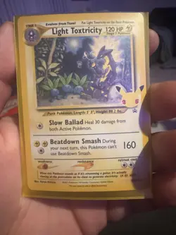 Light Toxtricity SWSH137 Holo Promo Pokemon TCG Celebrations Black Star - Image 1
