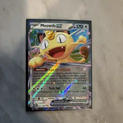 Meowth ex 62/88 Double Rare Pokemon Perfect Order ME03 NM - Image 1