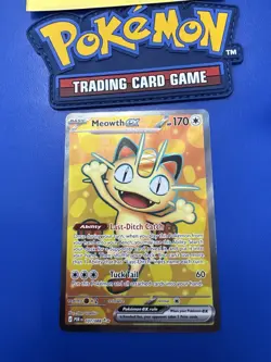 Pokemon TCG Perfect Order Meowth Ex Full Art 107/088 Mint Fresh Pull - Image 1