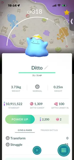 Pokemon Go Shiny Ditto Hat ( Background) - Image 1