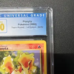 2000 pokemon rocket ponyta #64 1st edition CGC Pristine 10 *POP 32* - Image 2