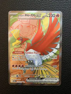 Pokemon TCG Ethan's Ho-Oh ex 209/182 Destined Rivals Full Art - Image 1
