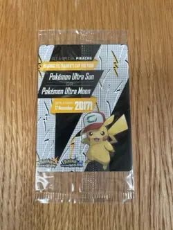 Pokemon TCG promo SM108 Ash's Pikachu Promo New and Sealed - Image 2