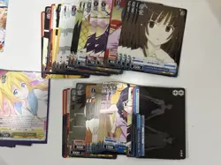 Weiss Schwarz Trial Deck Card Lot - Bakemonogatari Date A Live & More - Image 2