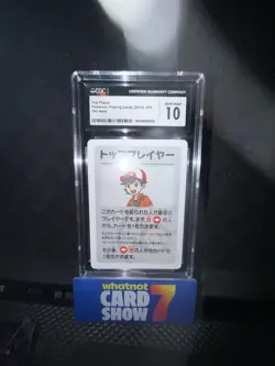 2019 POKEMON PLAYING CARDS JAPANESE TOP PLAYER OLD MAID CGC 10 RC7 - Image 1