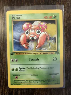 Paras 59/64 Jungle 1st Edition - Pokemon Card WOTC - NM - Image 1