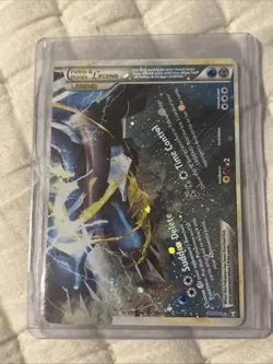 Pokemon TCG Palkia and Dialga Legend Holo HGSS Triumphant Bottom Card 102/102 - Image 1