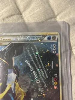 Pokemon TCG Palkia and Dialga Legend Holo HGSS Triumphant Bottom Card 102/102 - Image 2