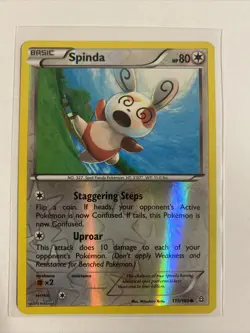Spinda 115/160 Primal Clash Reverse Holo Near Mint Pokemon Card - Image 1