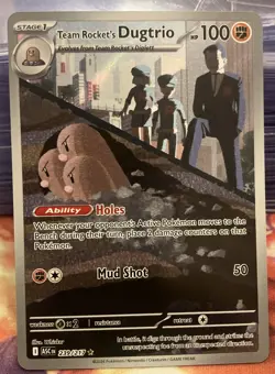 Team Rockets Dugtrio 239/217 Ascended Hereos Pokemon Card Mint Condition - Image 1