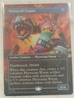 MTG Secret Lair (Play-Doh) - WURMCOIL ENGINE #2196 - FOIL - Image 2