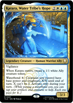 Katara, Water Tribe's Hope - 0231 - Avatar: The Last Airbender TLA - MTG - NM/M - Image 1