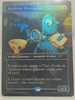 MTG Secret Lair (Play-Doh) - ACADEMY MANUFACTOR #2195 FOIL - Image 1