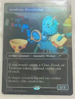 MTG Secret Lair (Play-Doh) - ACADEMY MANUFACTOR #2195 FOIL - Image 3