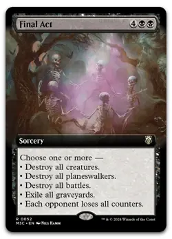 Final Act (Extended Art) #52 (NM) Modern Horizons 3 M3C Magic MTG - Image 1