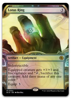 Lotus Ring (Showcase) #54 (Foil) (NM) Thunder Junction BIG Magic MTG - Image 1
