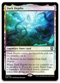 Dark Depths (Ripple Foil) #334 (NM) Modern Horizons 3 M3C Magic MTG - Image 1