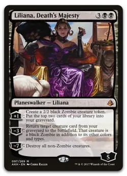Liliana, Death's Majesty #97 (NM) Amonkhet AKH Magic MTG - Image 1