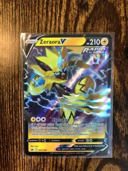 Zeraora V 053/198 Ultra Rare Pokemon Chilling Reign TCG - Pack Fresh - Image 1