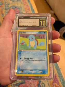 (POP 17) CGC 10 PRISTINE 2004 Pokemon Squirtle 82/112 EX FireRed & LeafGreen - Image 2