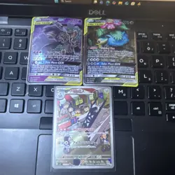 Pokemon TCG Japanese GX Tag Team Lot 3 Cards Venusaur & Snivy Lunala - Image 1