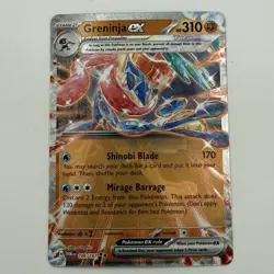 Pokemon TCG Greninja ex 106/167 Sv06: Twilight Masquerade Holo NM - Image 4