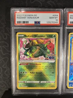 PSA 10 Radiant Charizard Blastoise Venusaur 🍃💦🔥 Pokemon Go - ✨Sequential ENG - Image 2