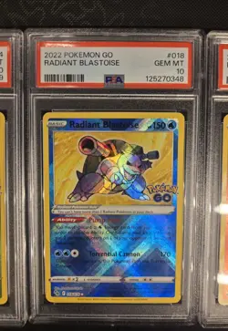 PSA 10 Radiant Charizard Blastoise Venusaur 🍃💦🔥 Pokemon Go - ✨Sequential ENG - Image 3