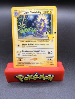 Pokemon TCG Light Toxtricity SWSH137 Celebrations 25th Black Star Promo Holo - Image 1