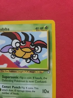 Pokemon: Ledyba #63/111 Neo Genesis 2000 Vintage Non-holo - LP - L71 (2 Cards) - Image 5
