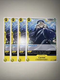 OP04-101 Carmel X4 Playset Common One Piece TCG Card - Image 1