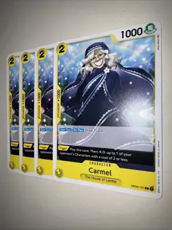 OP04-101 Carmel X4 Playset Common One Piece TCG Card - Image 3