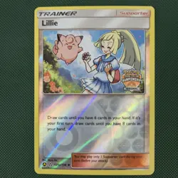 NM Lillie 125a/156 Reverse Holo Stamped Regional Championship Promo Pokemon Card - Image 1