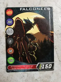 Bakugan Battle Brawlers Spin Master 2006 Card BA095 Falconeer - Image 1