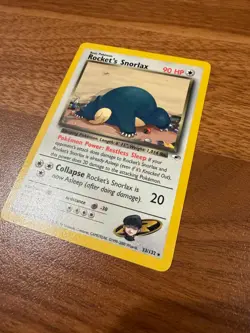 Rocket's Snorlax 033/132 Gym Heroes Regular Pokemon Card - Image 4