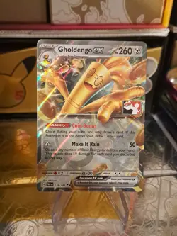 Gholdengo Pokemon Prize Pack Series 5 Promo Pokemon Card NM/LP Play Stamp - Image 1