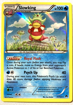 SLOWKING - 21/122 - BREAKpoint - ULTRA HOLO - RARE - Pokemon Card - NM-LP - Image 1