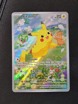 Pokemon Pikachu TCG SVP 88 Black Star Promo Holo Rare Card NM - Image 1
