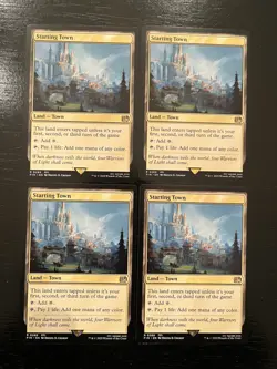 Starting Town X4X NM/M Final Fantasy FIN Magic the Gathering MTG - Image 1