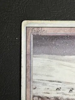 1 x Revised Tundra-water damaged 3rd edition mtg magic vintage dual land - Image 3