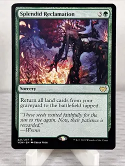 Splendid Reclamation R Innistrad: Crimson Vow 221 NM MTG - Image 1