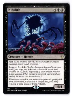 Nihilith NM* Commander Baldur's Gate ENGLISH 765 mtg -UnltdCards - Image 1