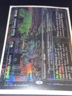 MTG Unholy Annex Ritual Chamber (Borderless) Duskmourn: House of Horror Foil - Image 2