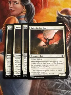 x4 Ruin-Lurker Bat U MTG The Lost Caverns of Ixalan M/NM, English - Image 1