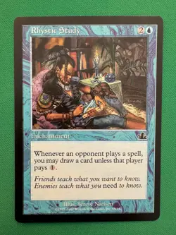 Rhystic Study - Prophecy - MTG - Magic the Gathering - Image 1
