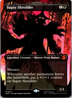 Super Shredder (Borderless) M Teenage Mutant Ninja Turtles 217 NM - Image 1