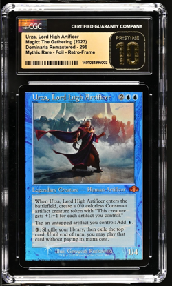 Urza, Lord High Artificer (Retro Frame) Modern Horizons Foil - CGC PRISTINE 10 - Image 1