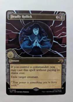 1x Deadly Rollick Showcase NM - Avatar Magic MTG TLA TLE x1 - Image 1